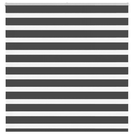 Estor cebra negro 150x100 cm tejido ancho 145,9 cm poliéster by , Blinds and blinds - Ref: Foro24-4014219, Price: 27,60 €, Di...