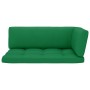 2-seater pallet sofa with black impregnated pine wood cushions by vidaXL, Garden sets - Ref: Foro24-3066654, Price: 255,47 €,...