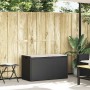 Banco de almacenaje con cojín ratán sintético negro 100 cm by , garden benches - Ref: Foro24-4104060, Price: 149,87 €, Discou...