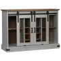 Aparador HALDEN 2 puertas correderas blanco 112x40x80 cm by , Sideboards - Ref: Foro24-4018426, Price: 282,20 €, Discount: %