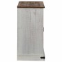 Aparador HALDEN con puerta corredera blanco 80x40x80 cm de , Aparadores - Ref: Foro24-4018418, Precio: 205,82 €, Descuento: %