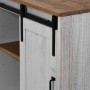 Aparador HALDEN con puerta corredera blanco 80x40x80 cm de , Aparadores - Ref: Foro24-4018418, Precio: 205,82 €, Descuento: %