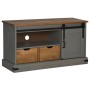 Mueble de TV HALDEN con puerta corredera gris 110x40x60 cm von , TV-Möbel - Ref: Foro24-4018411, Preis: 209,52 €, Rabatt: %