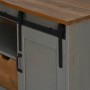 Mueble de TV HALDEN con puerta corredera gris 110x40x60 cm von , TV-Möbel - Ref: Foro24-4018411, Preis: 209,52 €, Rabatt: %