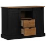 Aparador HALDEN 2 puertas correderas negro 112x40x80 cm de , Aparadores - Ref: Foro24-4018432, Precio: 279,27 €, Descuento: %