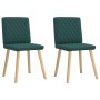 Sillas de comedor 2 unidades tela verde oscuro von , Essstühle - Ref: Foro24-4101126, Preis: 105,46 €, Rabatt: %