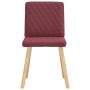 Sillas de comedor 2 unidades tela rojo tinto by , dining chairs - Ref: Foro24-4101124, Price: 104,85 €, Discount: %