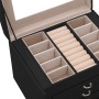 Joyero de 4 niveles con espejo y cerradura 22,5x17,5x16,5 cm von , Schmuckständer - Ref: Foro24-4103561, Preis: 35,74 €, Raba...