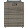 Banco de almacenaje con cojín gris 100 cm ratán sintético von , Gartenbänke - Ref: Foro24-4104062, Preis: 136,50 €, Rabatt: %