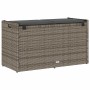 Banco de almacenaje con cojín gris 100 cm ratán sintético von , Gartenbänke - Ref: Foro24-4104062, Preis: 136,50 €, Rabatt: %