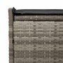 Banco de almacenaje con cojín gris 100 cm ratán sintético von , Gartenbänke - Ref: Foro24-4104062, Preis: 136,50 €, Rabatt: %