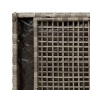Banco de almacenaje con cojín gris 100 cm ratán sintético von , Gartenbänke - Ref: Foro24-4104062, Preis: 136,50 €, Rabatt: %