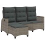 Sofá de jardín reclinable con cojines en forma de L gris de , Sofás de exterior - Ref: Foro24-4108240, Precio: 357,01 €, Desc...