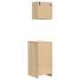 Armarios 2 uds para garaje madera de ingeniería roble sonoma de , Armarios industriales - Ref: Foro24-3328271, Precio: 82,69 €