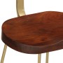 Taburetes de barra 2 uds 49x43x88 cm madera maciza de mango von , Küchenhocker - Ref: Foro24-4013519, Preis: 136,03 €, Rabatt: %