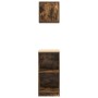 Armarios 2 uds para garaje madera ingeniería roble ahumado by , Armarios industriales - Ref: Foro24-3328273, Price: 80,77 €, ...