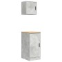 Armarios 2 uds para garaje madera de ingeniería ris hormigón de , Armarios industriales - Ref: Foro24-3328299, Precio: 86,20 €