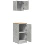 Armarios 2 uds para garaje madera de ingeniería ris hormigón de , Armarios industriales - Ref: Foro24-3328299, Precio: 86,20 €