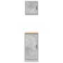 Armarios 2 uds para garaje madera de ingeniería ris hormigón de , Armarios industriales - Ref: Foro24-3328299, Precio: 86,20 €