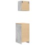 Armarios 2 uds para garaje madera de ingeniería ris hormigón de , Armarios industriales - Ref: Foro24-3328299, Precio: 86,20 €
