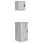 Armarios 2 uds para garaje madera ingeniería gris sonoma von , Armarios industriales - Ref: Foro24-3328301, Preis: 87,02 €, R...