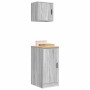 Armarios 2 uds para garaje madera ingeniería gris sonoma von , Armarios industriales - Ref: Foro24-3328301, Preis: 87,02 €, R...