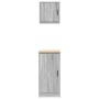 Armarios 2 uds para garaje madera ingeniería gris sonoma de , Armarios industriales - Ref: Foro24-3328301, Precio: 88,11 €