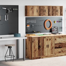 Armarios 2 uds para garaje madera ingeniería antigua madera von , Armarios industriales - Ref: Foro24-3328303, Preis: 89,41 €...
