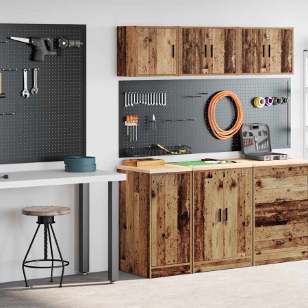 Armarios 2 uds para garaje madera ingeniería antigua madera by , Armarios industriales - Ref: Foro24-3328303, Price: 89,41 €,...