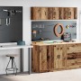 Armarios 2 uds para garaje madera ingeniería antigua madera by , Armarios industriales - Ref: Foro24-3328303, Price: 89,41 €,...