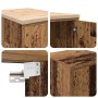 Armarios 2 uds para garaje madera ingeniería antigua madera by , Armarios industriales - Ref: Foro24-3328303, Price: 89,41 €,...
