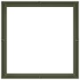 Jardinera acero verde oliva 80x80x30 cm von , Töpfe und Pflanzgefäße - Ref: Foro24-860804, Preis: 58,03 €, Rabatt: %