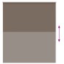 Estor Enrollable Opaco Color Café 130x150 cm Tela Ancho 126,6cm von , Jalousien und Jalousien - Ref: Foro24-4011004, Preis: 3...