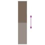 Estor Enrollable Opaco Color Café 45x230cm Tela Ancho 40,7cm de , Persianas y estores - Ref: Foro24-4011065, Precio: 16,75 €