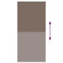Estor Enrollable Opaco Color Café 110x210cm Tela Ancho 105,7cm by , Blinds and blinds - Ref: Foro24-4011052, Price: 24,13 €, ...