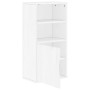 Mueble auxiliar ODDA blanco 40x24x79 cm madera maciza de pino by , Sideboards - Ref: Foro24-4103596, Price: 59,41 €, Discount: %