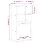 Mueble auxiliar ODDA blanco 40x24x79 cm madera maciza de pino by , Sideboards - Ref: Foro24-4103596, Price: 59,41 €, Discount: %