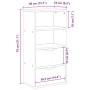 Mueble auxiliar con cajones ODDA blanco 40x24x79 cm madera pino by , Sideboards - Ref: Foro24-4103594, Price: 64,40 €, Discou...