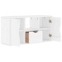 Mueble para TV con cajón ODDA blanco 79x24x40 cm madera pino de , Muebles TV - Ref: Foro24-4103606, Precio: 69,08 €, Descuent...