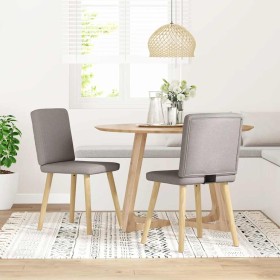 Sillas de comedor 2 unidades tela gris taupé by , dining chairs - Ref: Foro24-4101203, Price: 103,21 €, Discount: %
