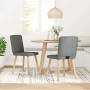 Sillas de comedor 2 unidades tela gris oscuro von , Essstühle - Ref: Foro24-4101198, Preis: 101,95 €, Rabatt: %