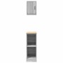 Armarios 2 uds para garaje madera ingeniería gris sonoma de , Armarios industriales - Ref: Foro24-3328265, Precio: 69,61 €