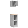 Armarios 2 uds para garaje madera ingeniería gris sonoma by , Armarios industriales - Ref: Foro24-3328265, Price: 68,74 €, Di...