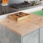 Armarios 2 uds para garaje madera de ingeniería ris hormigón by , Armarios industriales - Ref: Foro24-3328290, Price: 71,96 €...