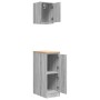 Armarios 2 uds para garaje madera ingeniería gris sonoma von , Armarios industriales - Ref: Foro24-3328292, Preis: 75,26 €, R...