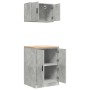 Armarios 2 uds para garaje madera de ingeniería ris hormigón von , Armarios industriales - Ref: Foro24-3328308, Preis: 142,70...
