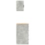 Armarios 2 uds para garaje madera de ingeniería ris hormigón de , Armarios industriales - Ref: Foro24-3328317, Precio: 103,16 €