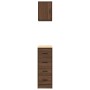 Armarios 2 uds para garaje madera ingeniería marrón roble de , Armarios industriales - Ref: Foro24-3328320, Precio: 95,64 €
