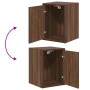 Armarios 2 uds para garaje madera ingeniería marrón roble by , Armarios industriales - Ref: Foro24-3328320, Price: 92,88 €, D...