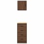 Armarios 2 uds para garaje madera ingeniería marrón roble by , Armarios industriales - Ref: Foro24-3328329, Price: 108,48 €, ...